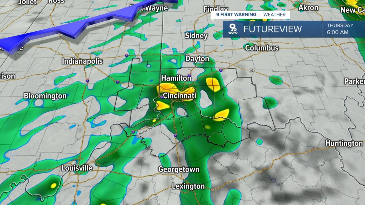 6AM Thursday Future Radar