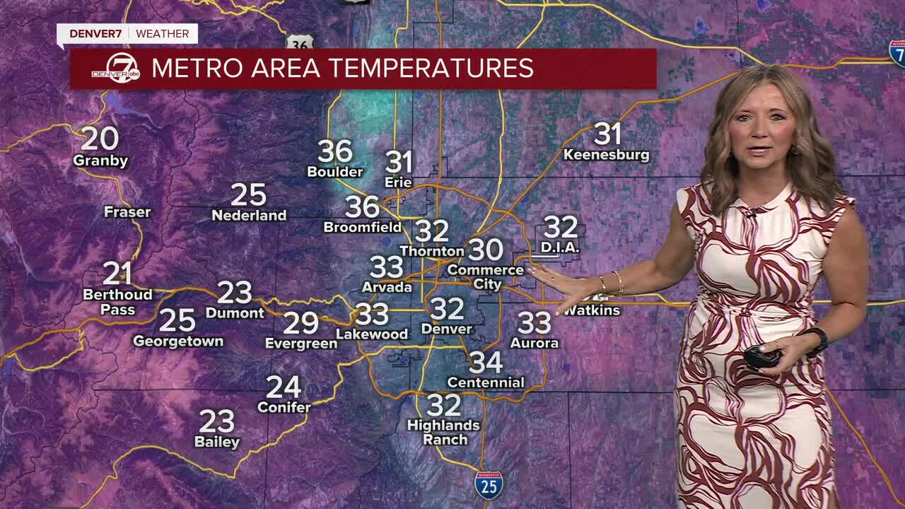 First freeze of the season for Denver!