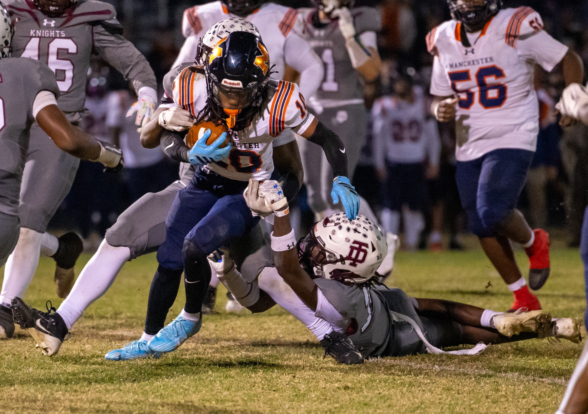 Thomas Dale wins on 99-yard pick-6 as time expires in stunning playoff upset