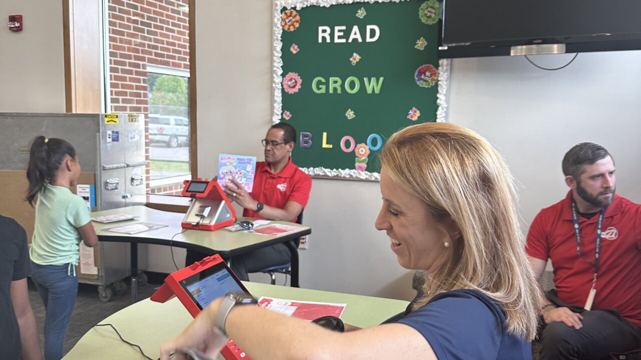 Riley Elementary students receive books at 'If You Give a Child a Book