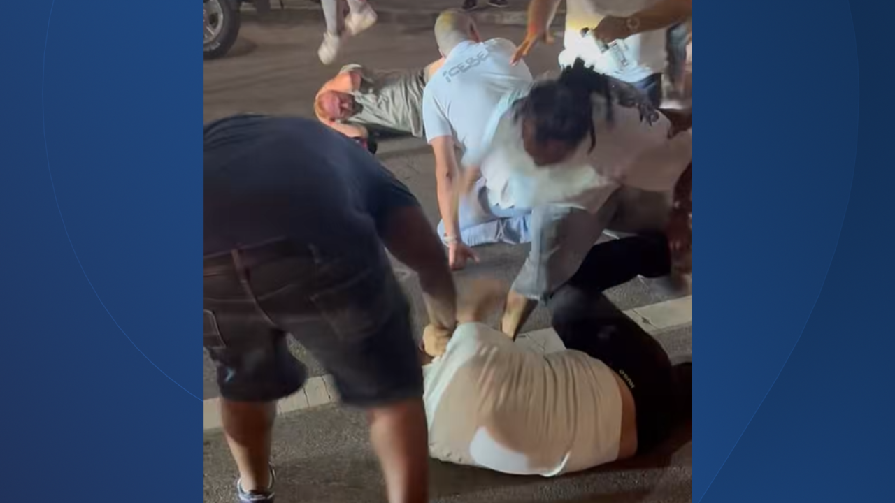 cincinnati downtown violent fight