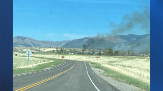 Wildfire breaks out in Millard County, threatening nearby structures