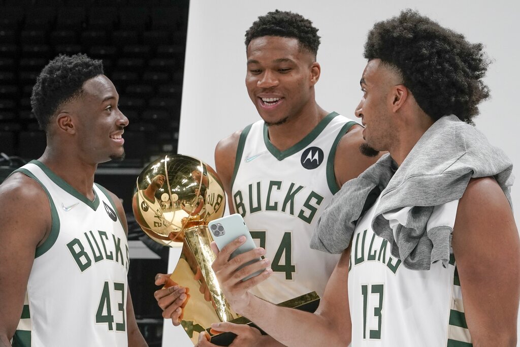 Bucks Media Day Basketball