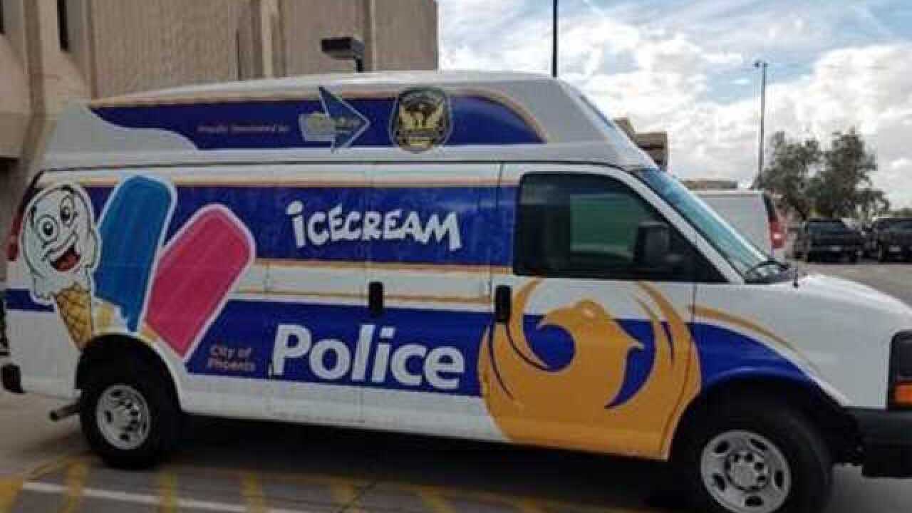 Phoenix Police Ice Cream Truck to be unveiled this weekend Phoenix Police Ice Cream Truck to be unveiled this weekend