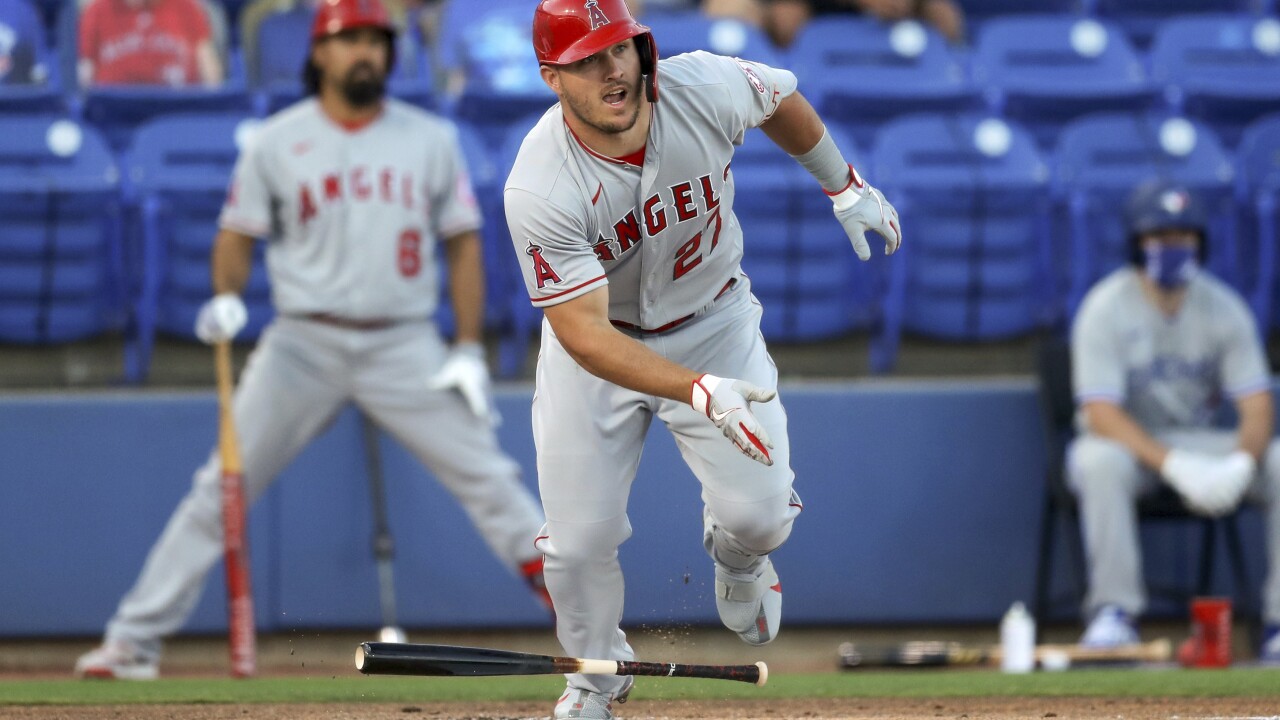 Angels Blue Jays Baseball
