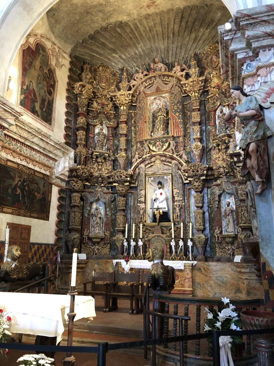 San Xavier Mission's altar