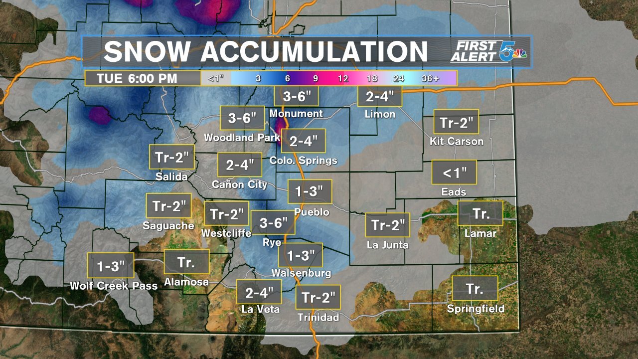 Southern Colorado Snow Forecast