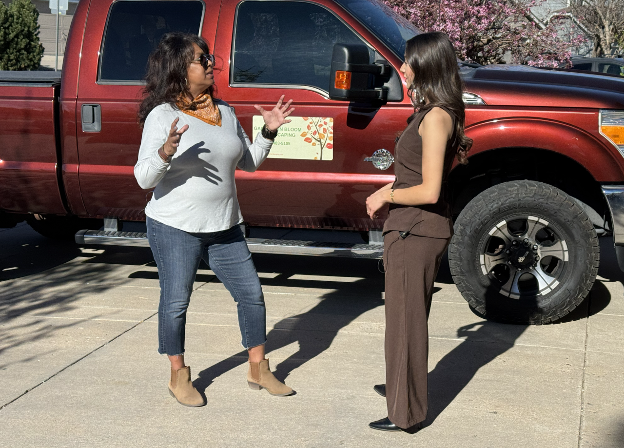 Gardens in Bloom Landscaping Owner Dena Townsend speaks with Denver7's Sophia Villalba.