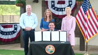 Gov. Ron DeSantis was at Big Dog Ranch Rescue on May 12, 2026, to sign HB 559 and Senate Bill 1004 to protect pets and consumers in Florida.