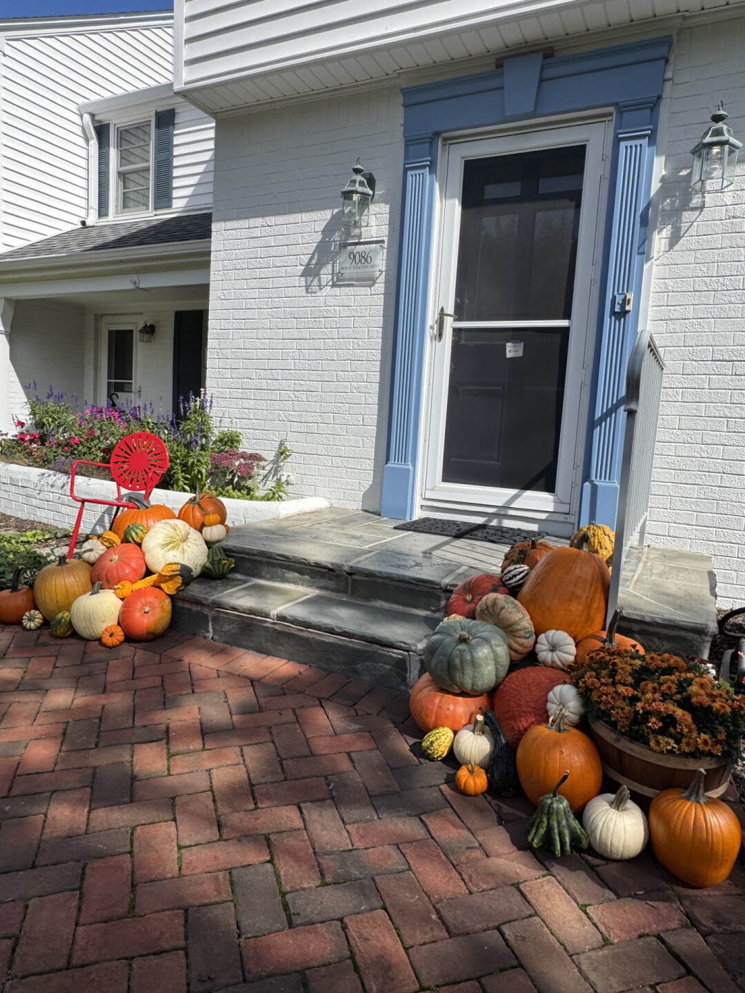 Porch styled by MKE Seasonal Collective