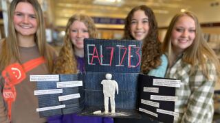 Students with Holocaust Project