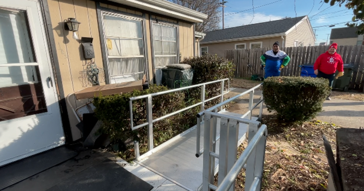 Fall Ramp Hamilton Al A metal ramp is changing the life of a Hamilton veteran, one step at a time