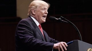 Trump holds Trump-style rally at Boy Scouts event