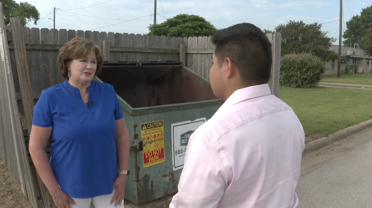Local housing site in Hearne faces ongoing illegal dumping issue