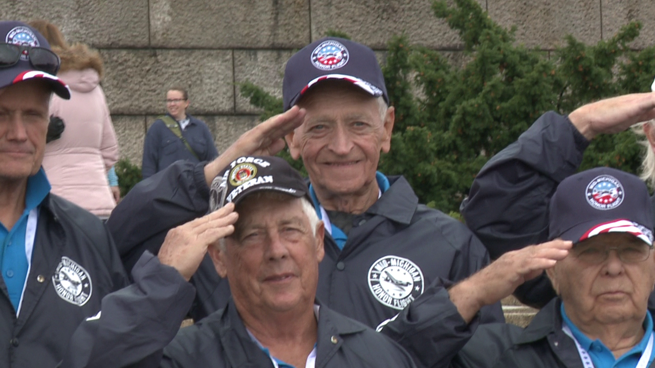 Davis Honor Flight Salute