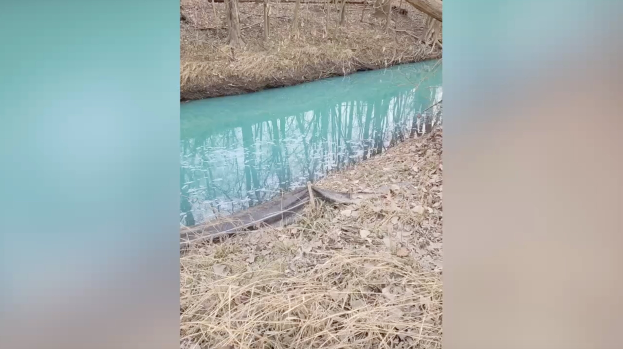 Residents around Bear Creek were concerned about the creek's mysterious color, city officials are now investigating a confirmed spill