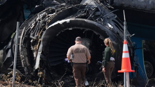APTOPIX Amazon Plane Overruns Runway