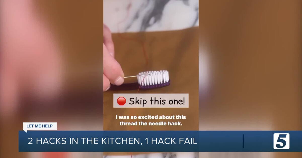 Hack Fail Let Me Help: 2 hacks in the kitchen, 1 hack fail