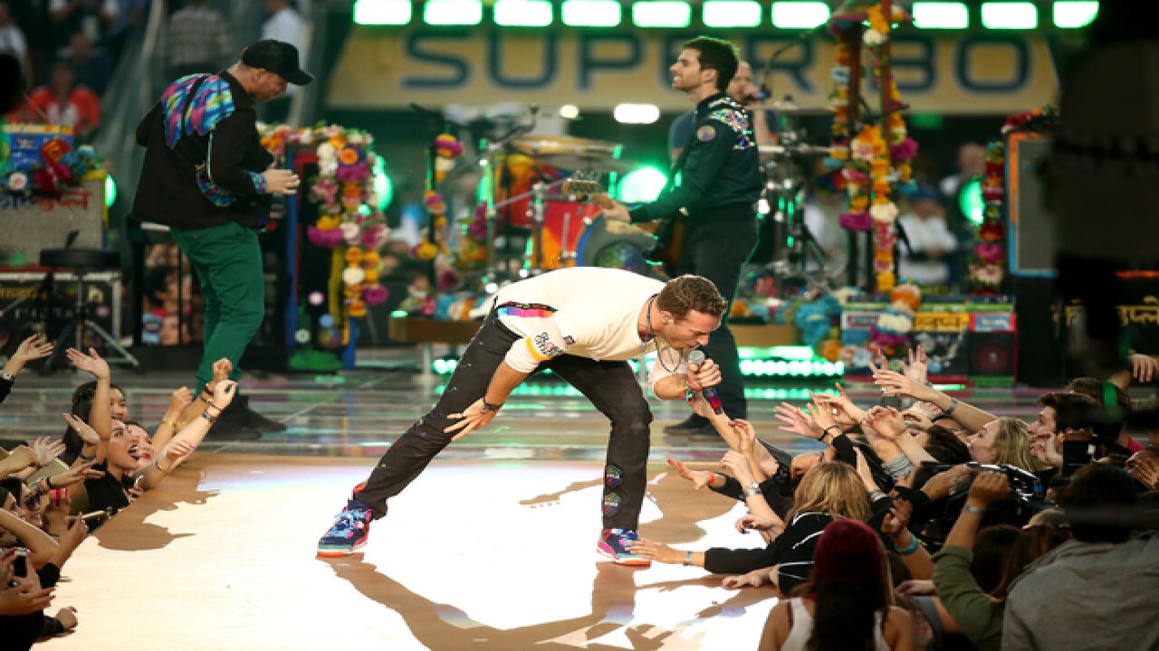 PICS: Coldplay, Beyonc and Bruno at halftime