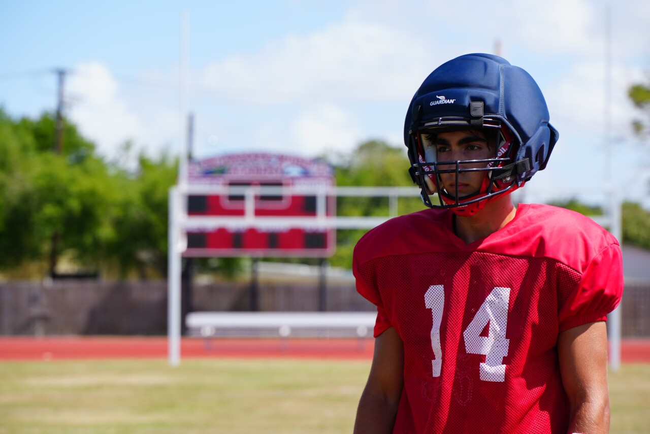 Incarnate Word Academy junior quarterback Sawyer Brown