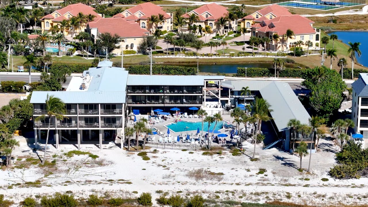 Aerial view of Caribbean Beach Club Resort
