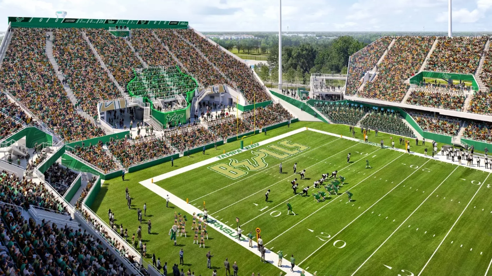 USF Student section rendering