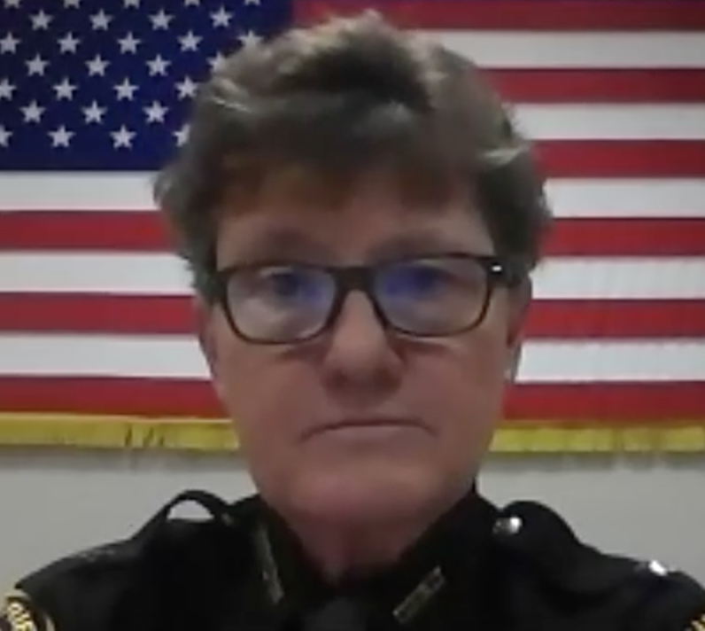 Hamilton County Sheriff Charmaine McGuffey on Zoom