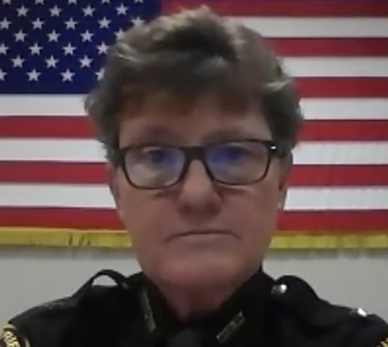 Hamilton County Sheriff Charmaine McGuffey on Zoom 