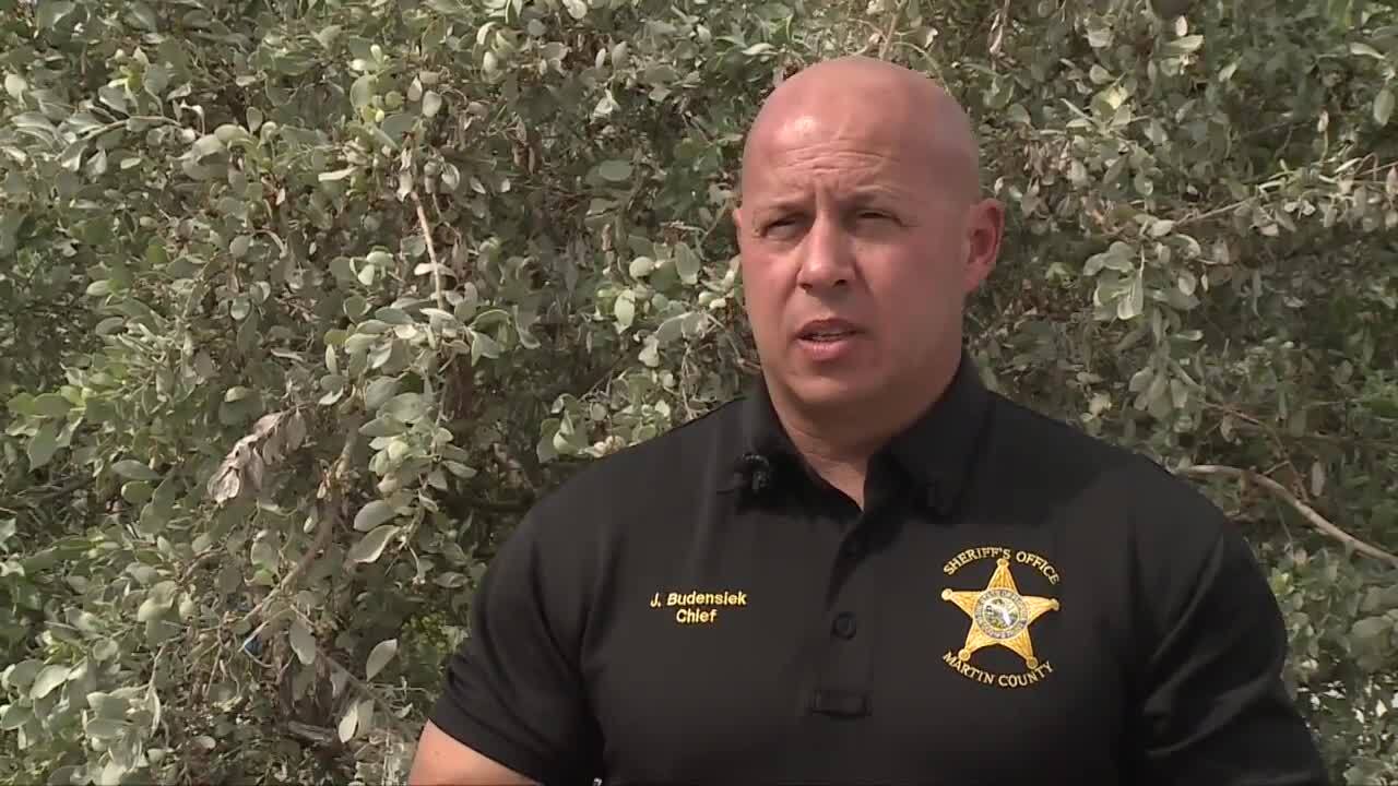 Martin County's Chief Deputy John Budensiek said the suspects are believed to have come from south of Martin County. Nov. 8, 2023