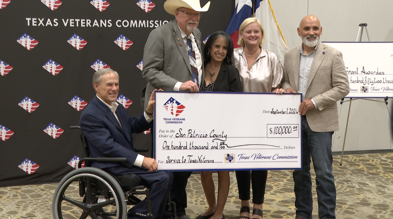 San Patricio County receives $100k Veterans Grant