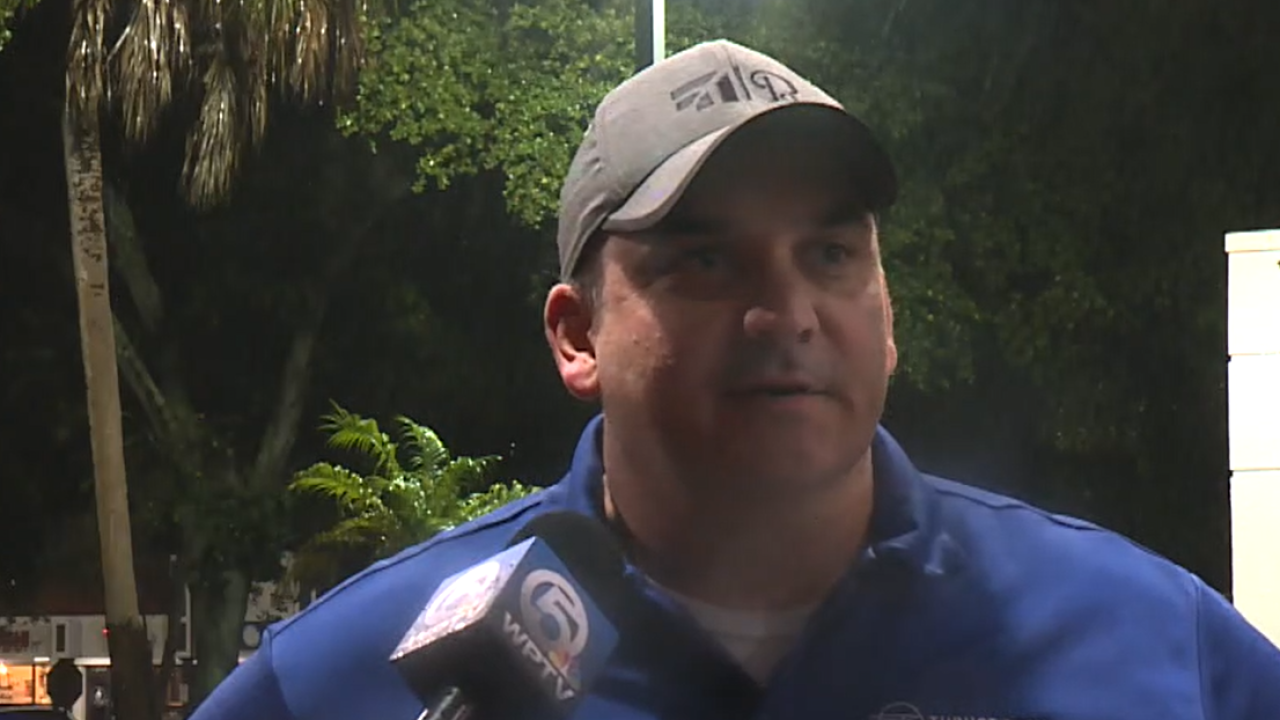 Bryan Johnston says his commute from Fort Lauderdale to Boca Raton took about 1 hour and 30 minutes due to the storm. Nov. 15, 2023