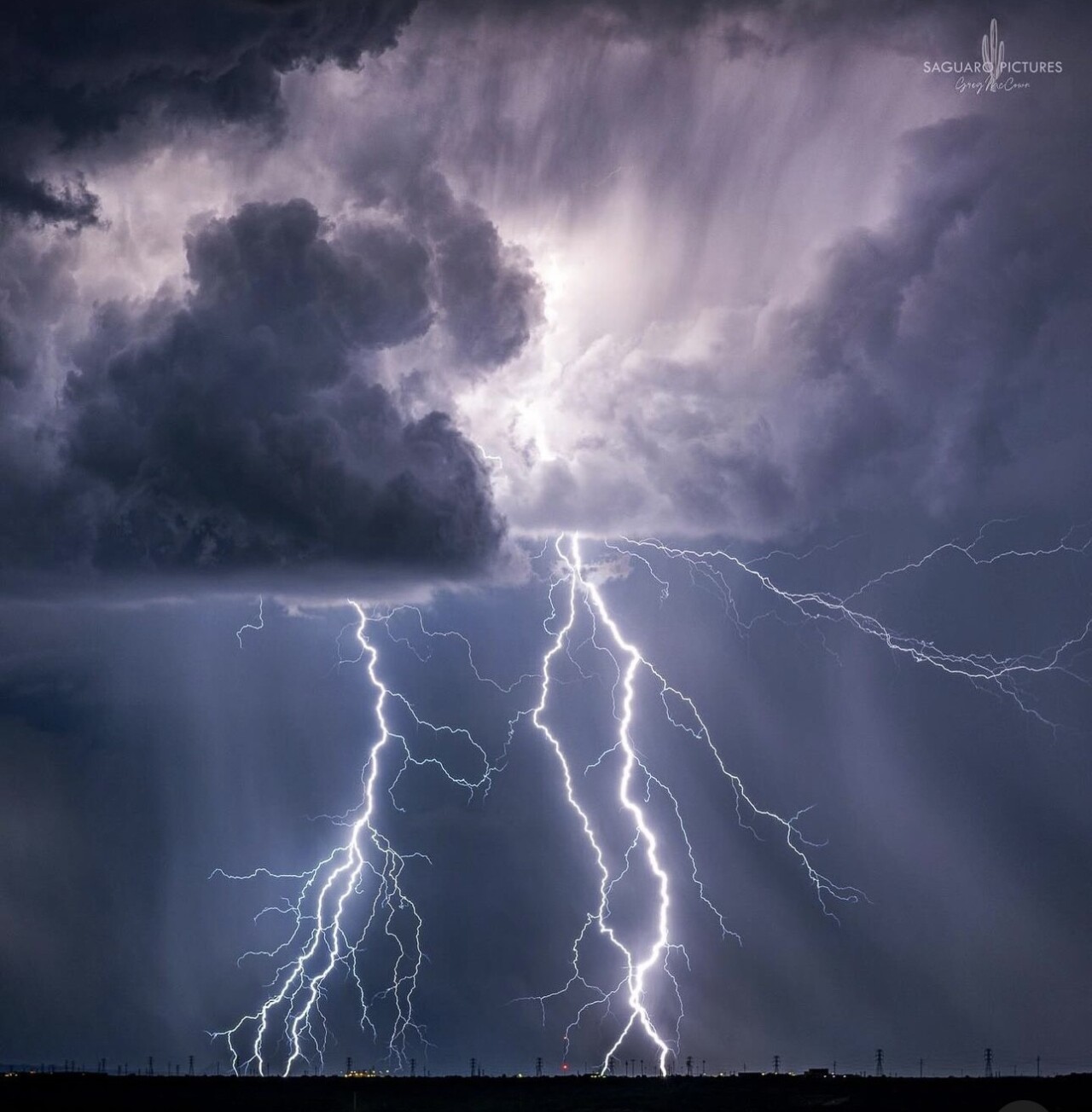 Greg McCown lightning photo in Tucson