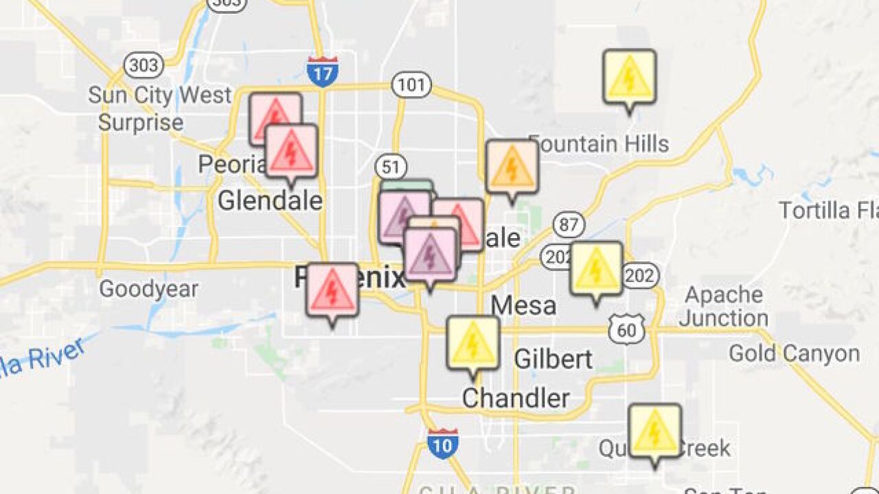 Phoenix Power Outage Map โ Interactive Map