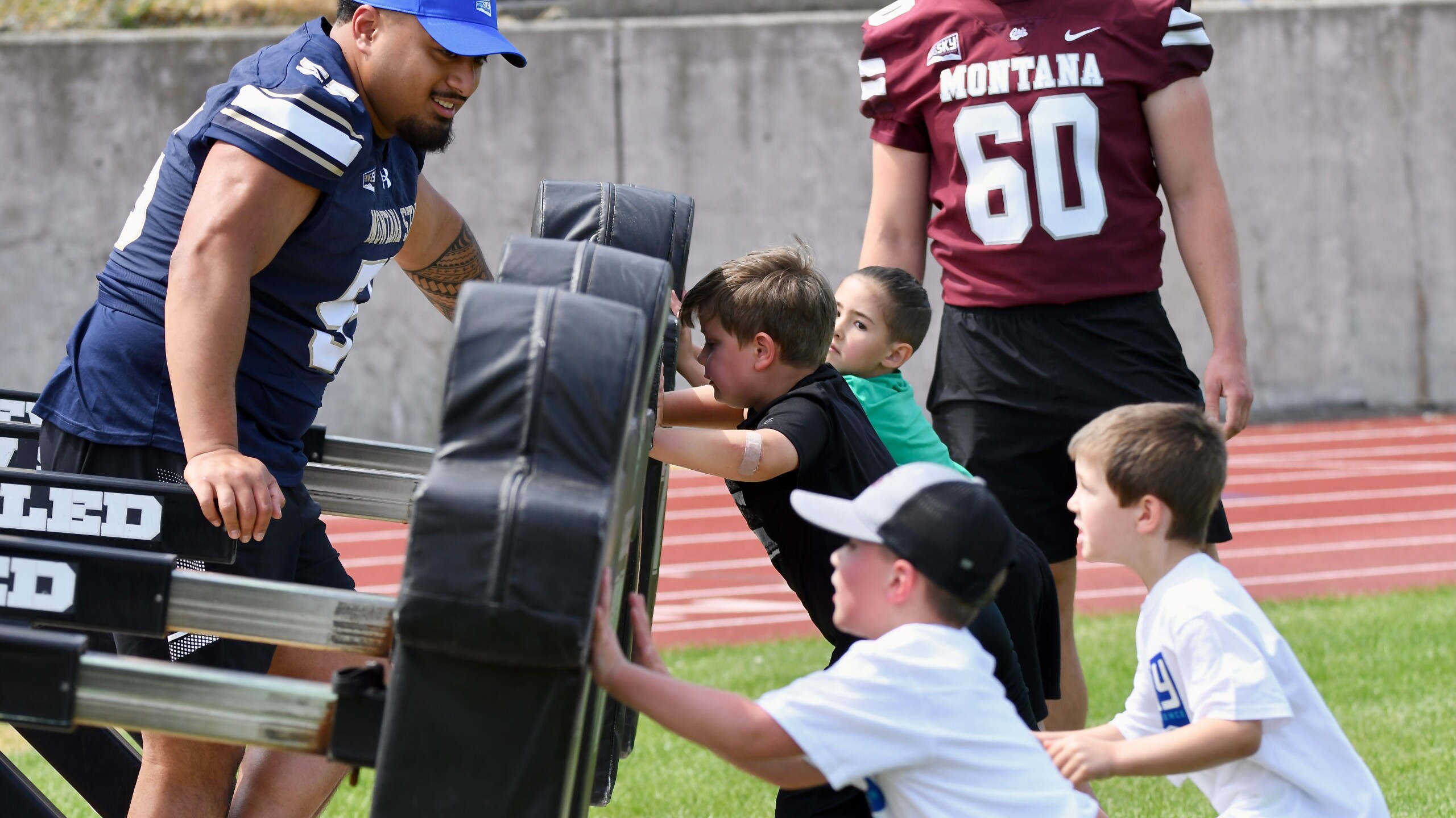 Big Sky Conference youth football clinic