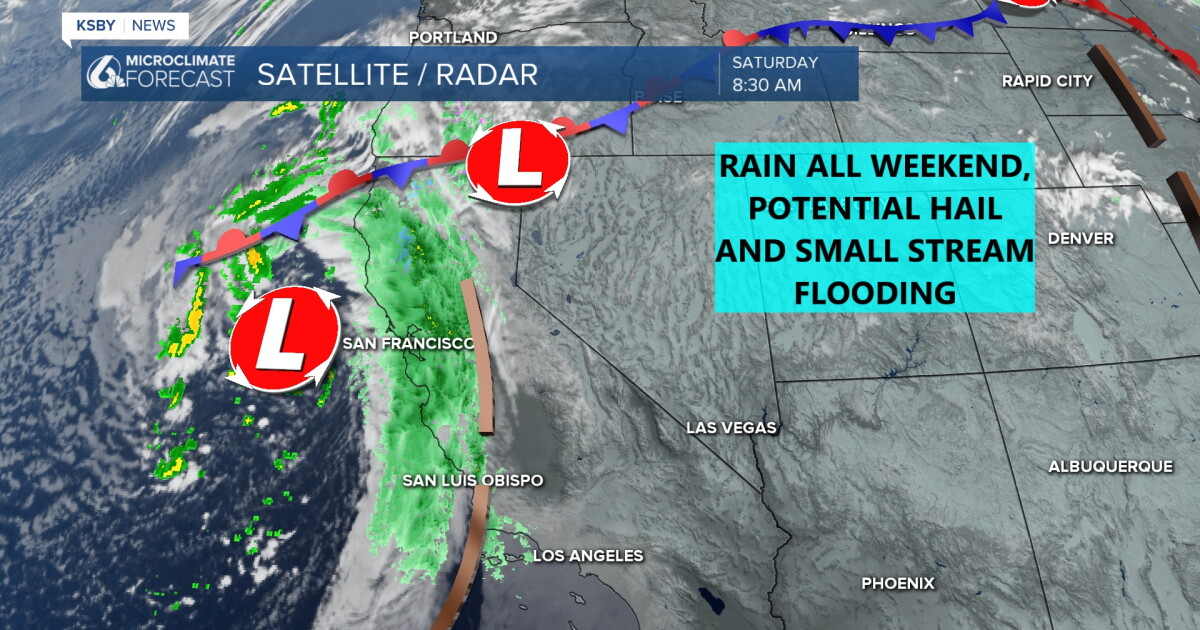 Wild weekend weather continues with rain, thunderstorms and snow