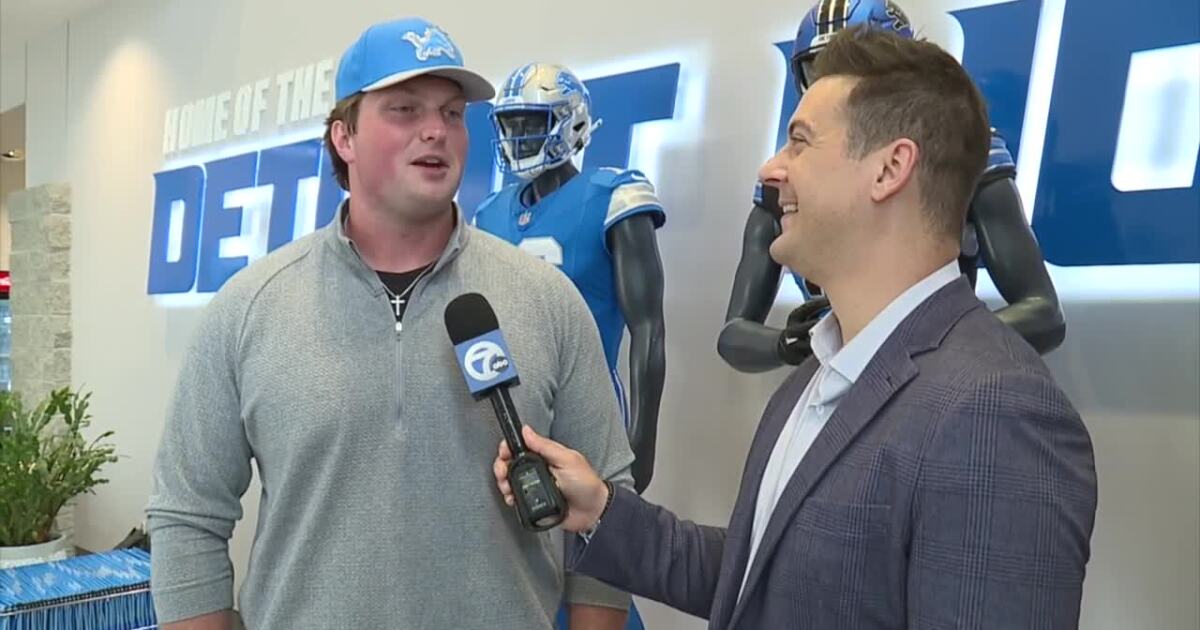 INTERVIEW: Lions first-rounder Blake Miller watched Dan Campbell clips at midnight after draft