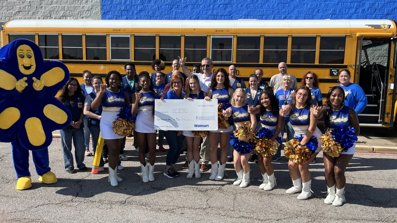 CCISD Stuff the Bus drive