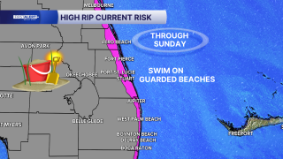 Rip current March 6, 2026