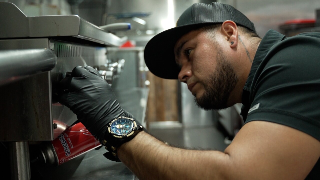 Cesar cooking