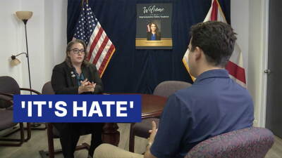State Rep. Debra Tendrich, a Jewish lawmaker representing parts of Palm Beach County, speaks with WPTV's Michael Hoffman.