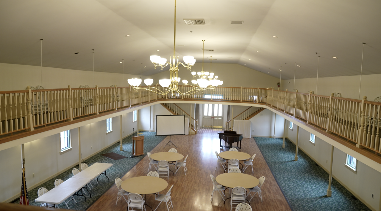 One of the rooms in the Grand Ledge Opera House.
