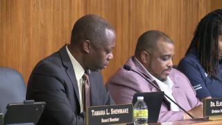 Portsmouth Superintendent Dr. Elie Bracy and School board Chair Dr. Cardell Patillo.jpg