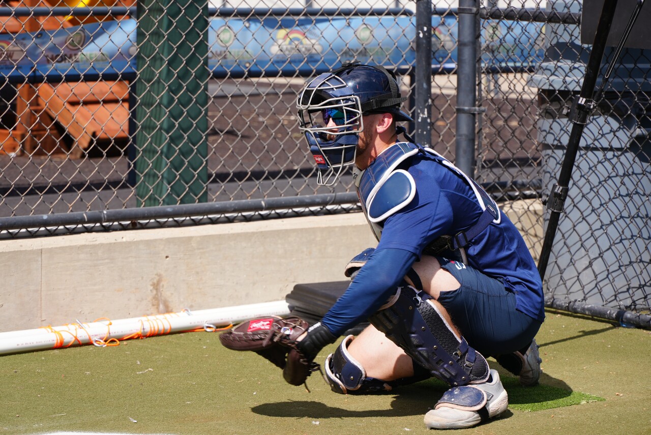 Hooks catcher and Gregory-Portland grad Walker Janek