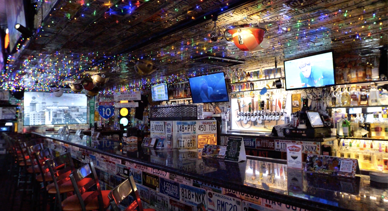 Inside McKenzie's Midtown Tavern- featured here is the bar area. 