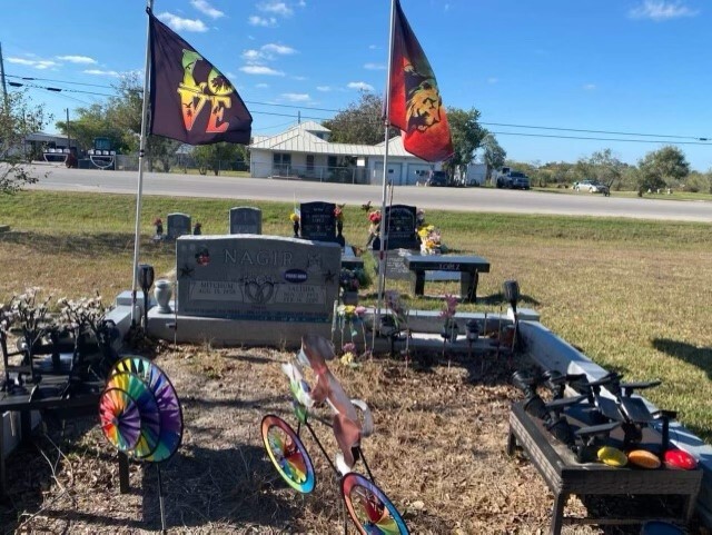 Salisha's grave at Prairie View Cemetery