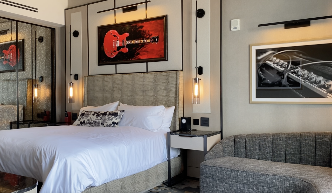 Hotel room inside VAI Resort's Muse tower.