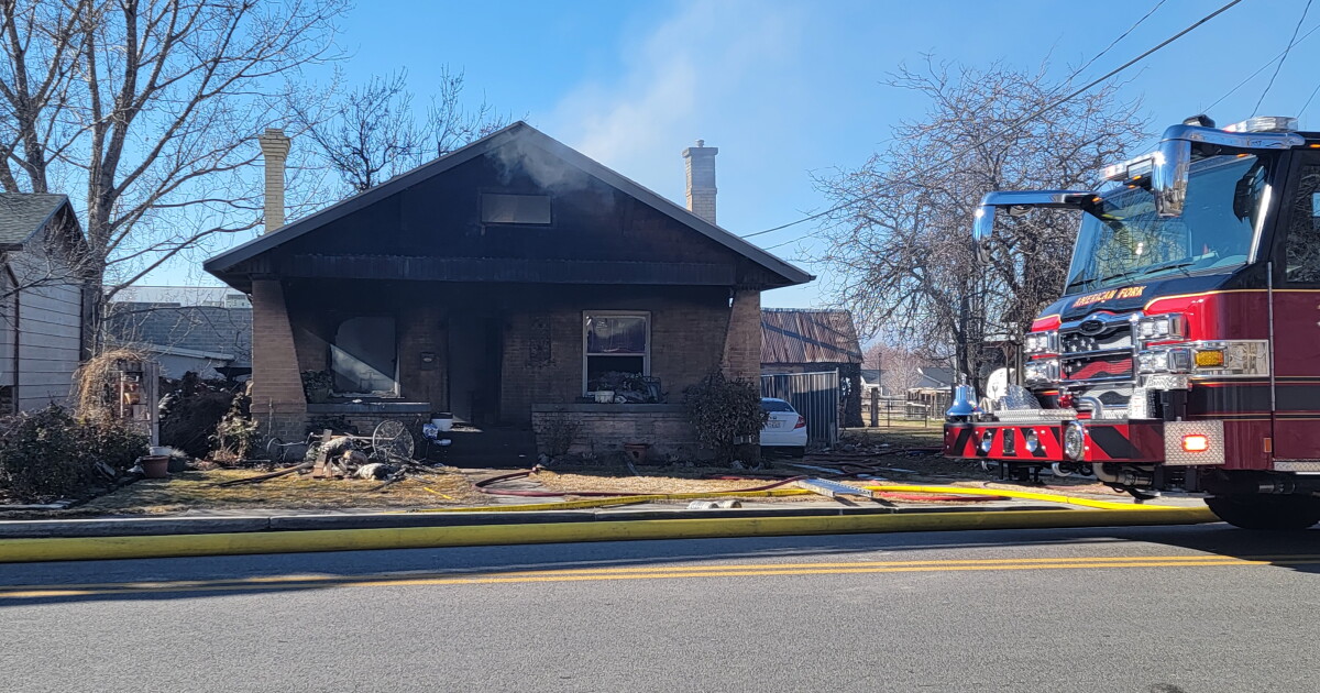 Sleeping woman rescued from house fire in American Fork