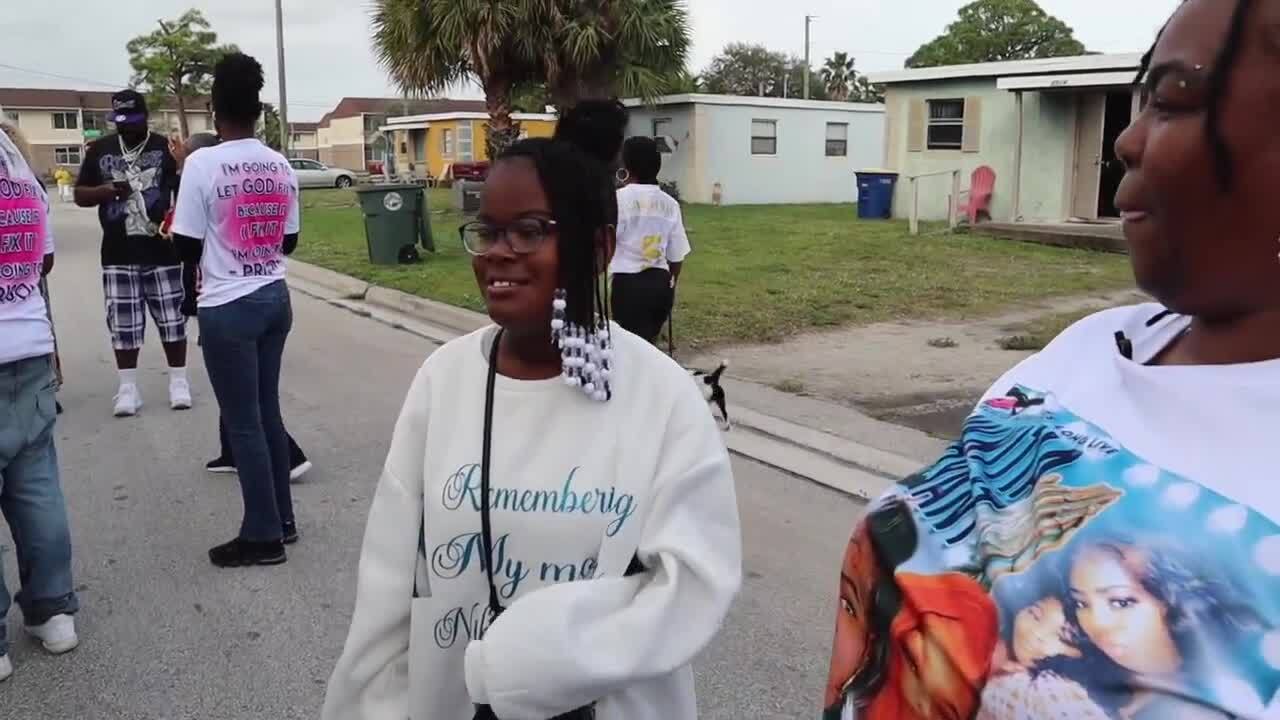 Nidacia was with her mother when she was shot last year. Jan. 15, 2024