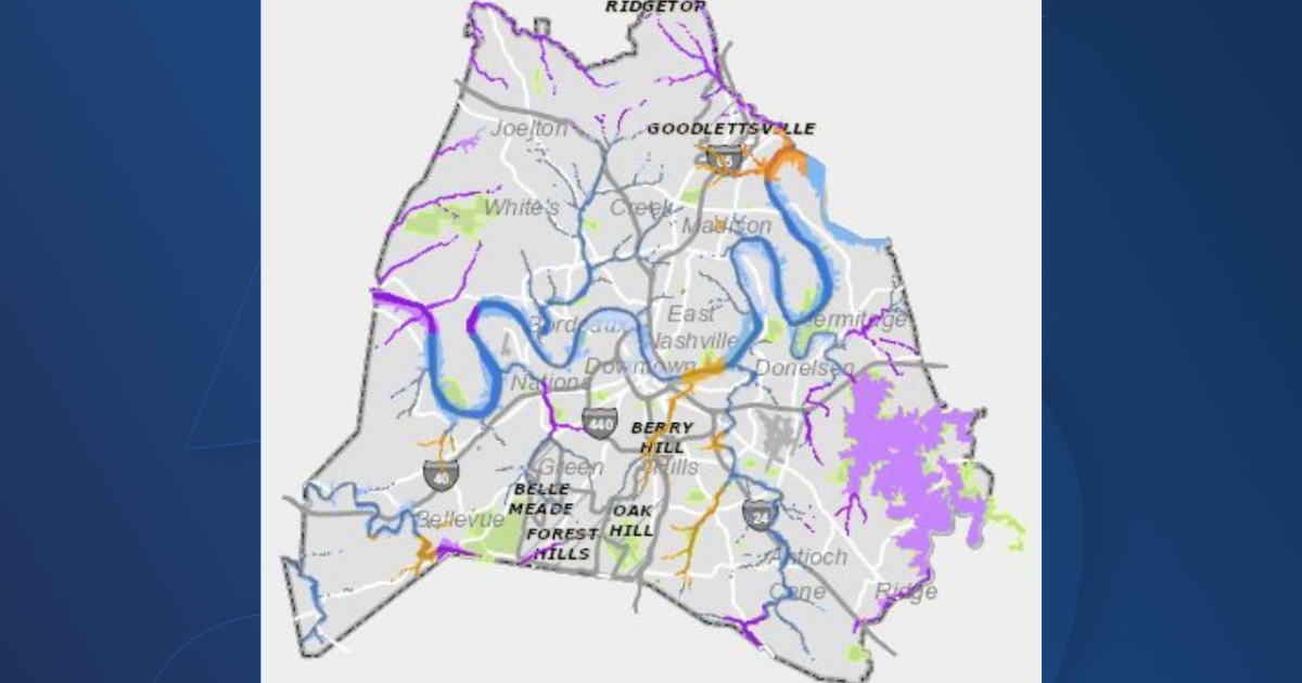1,000 properties added to Nashville flood map