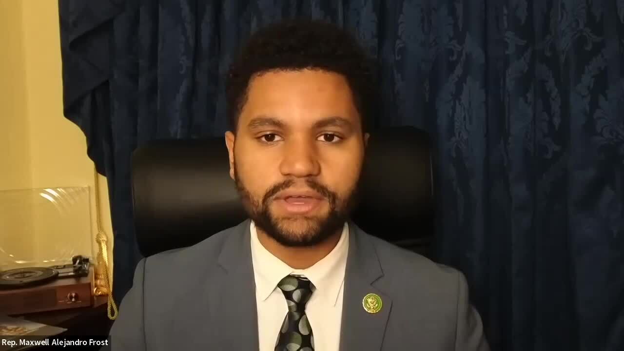 Rep. Maxwell Frost says Gov. Ron DeSantis should be disqualified from presidential bid